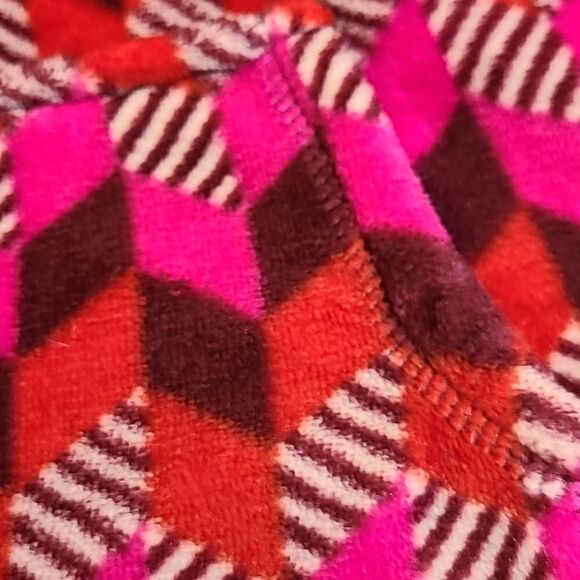 Vera Bradley Size S Hooded Fleece Bohemian Pullover Easy Care! - Picture 8 of 8